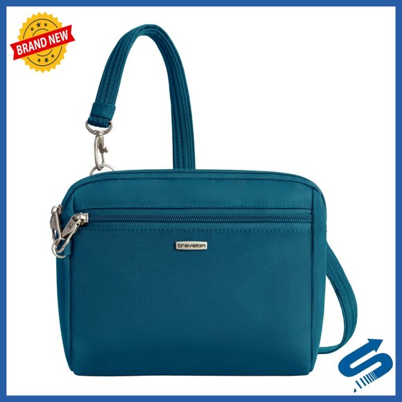 Anti-Theft Convertible Crossbody Waist Pack 5-Point Security RFID Blocking